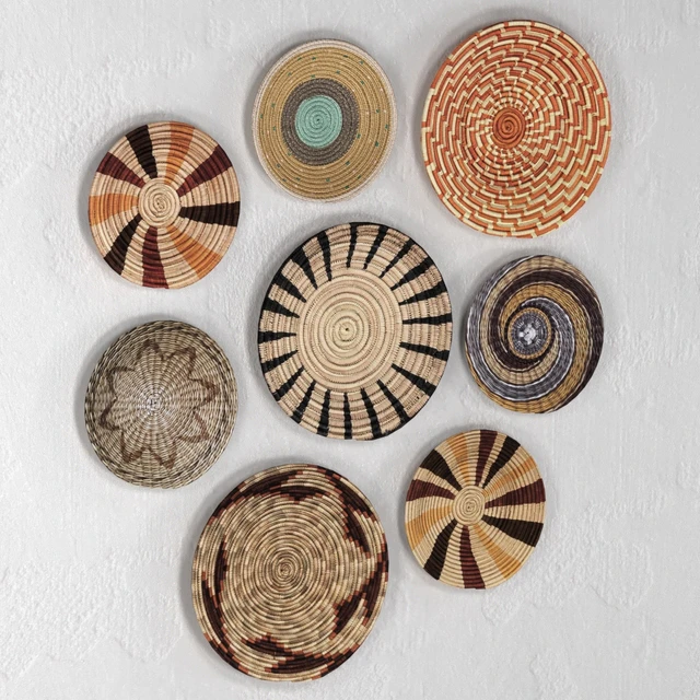 Wicker African wall baskets — Descargar