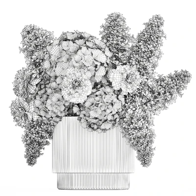 Flower bouquet. Set 433. — Ver 6