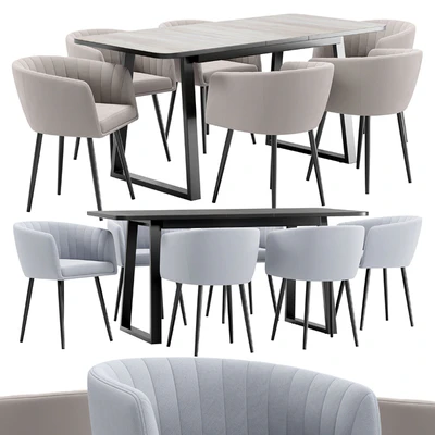 Alina dining chair and Sheffilton table — Ver 1