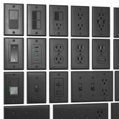 Bestten US wall switch and sockets — Вид 7