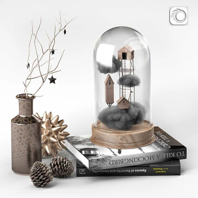 Cloche glass decorative — Ver 1