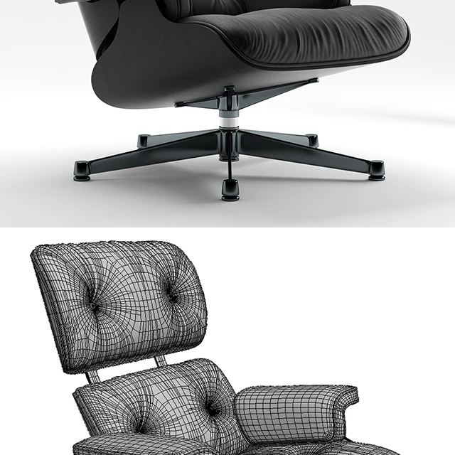Кресло Vitra Lounge Chair — Скачать