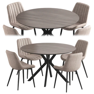 Ralf table Anant chair Dining set — Вид 1