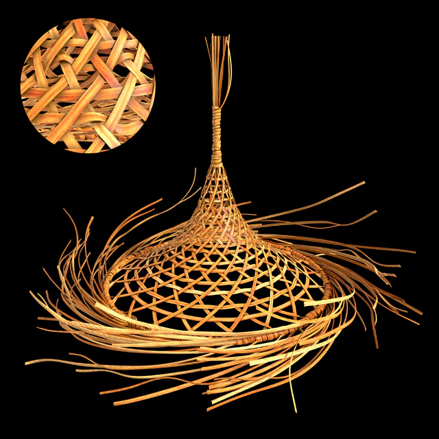 Wicker lampshade — Descargar