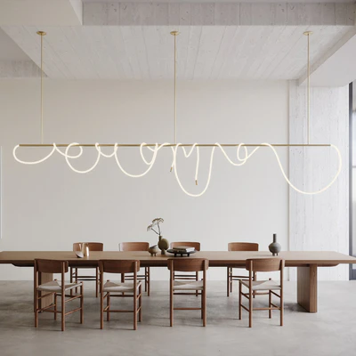 3Luke Lamp Pendant light (Tracer Bar 2 10 &14ft) | 3lights || 5mat | — Вид 4