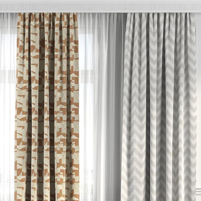 Curtains with window 117 — Ver 4