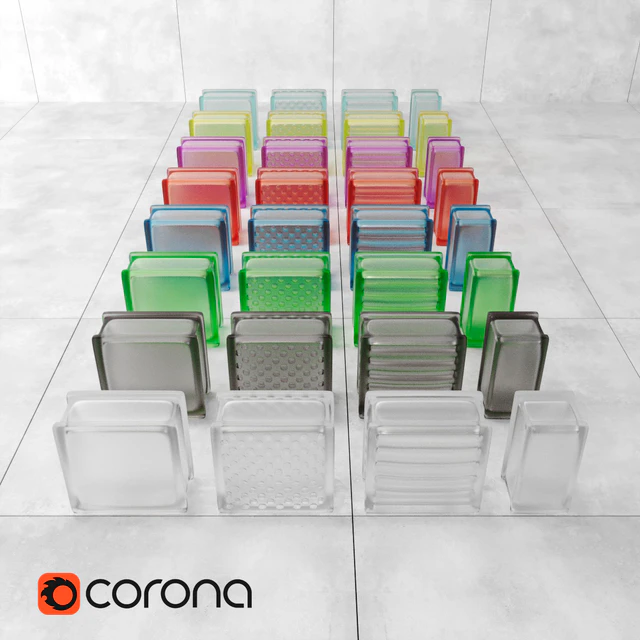 Glass Blocks | Decorative Wall — Скачать