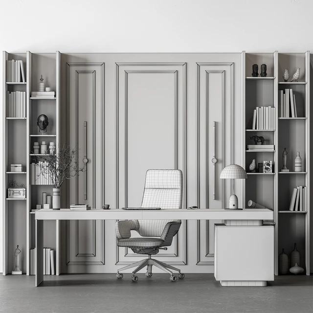 Boss Desk - Office Furniture 601 — Download