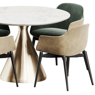 Marelli & West elm Silhouette dining set — Ver 5
