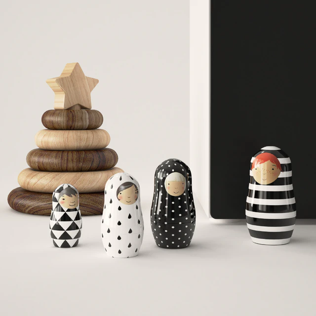 Черно-белый декор в детскую Ikea Stuva — Скачать