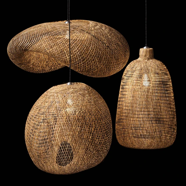 Rattan Pendant light — Descargar