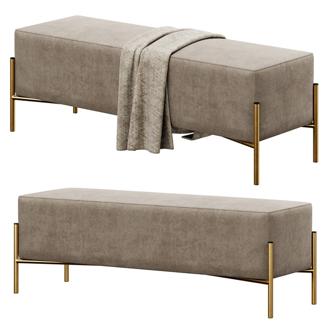 Ivor Upholstered Bench by Etta Avenue — Скачать