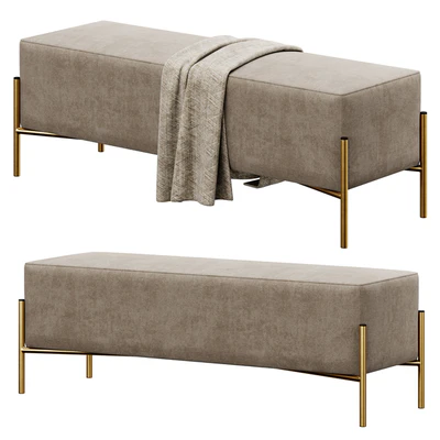 Ivor Upholstered Bench by Etta Avenue — Вид 7
