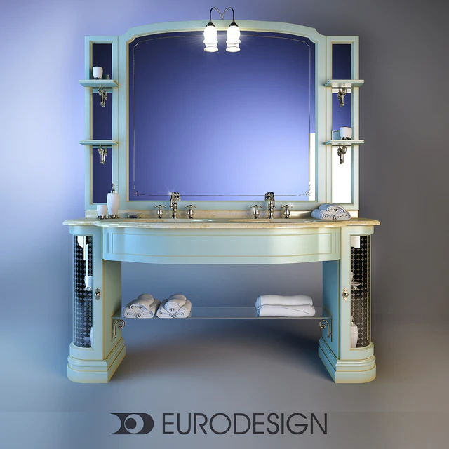 Мебель для санузла Eurodesign IL Borgo Comp № 15 — Скачать