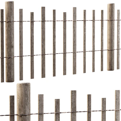 Wooden fencing / Decorative wooden fencing — Ver 4