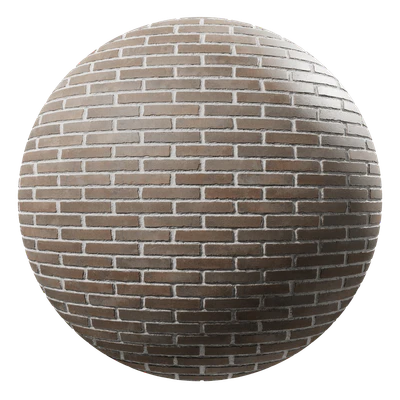 sandfaced running bond brick wall texture gray — View 1