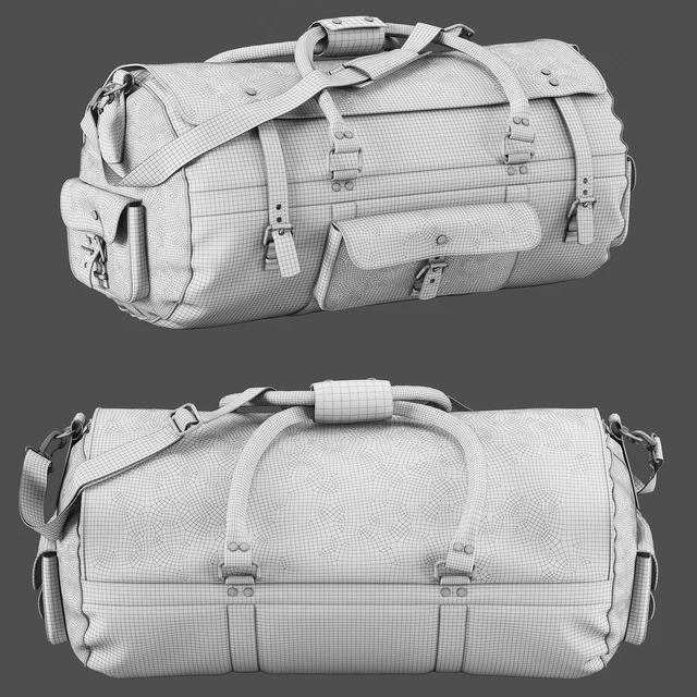 Roosevelt Buffalo Leather Travel Duffle Bag — Скачать