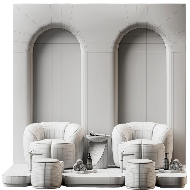 Pedicure area in the beauty salon — Descargar