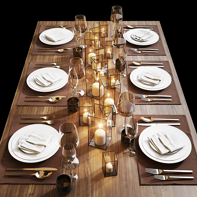 Сервировка стола / Table setting 13 — Скачать