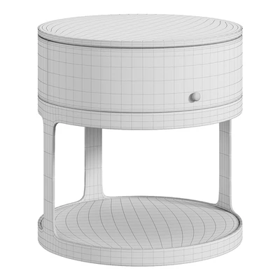 MEDALLION BEDSIDE TABLE by luxurylivinggroupv — View 3