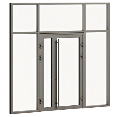 Entrance door with glass facade — Ver 6