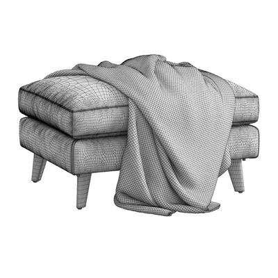 living Spaces / Allie Jade Ottoman — Вид 3