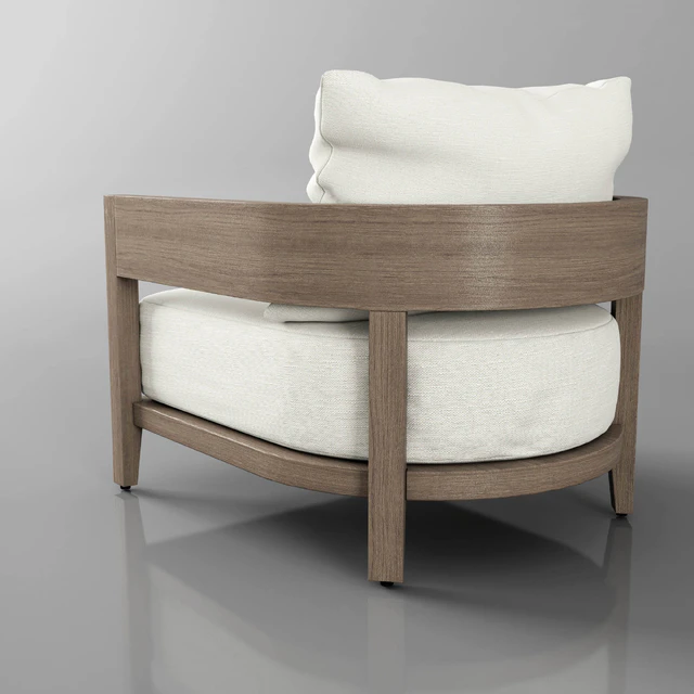 balmain teak lounge chair — Descargar