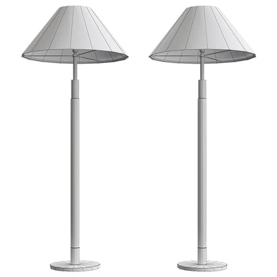 Robert Polished Nickel Light Floor Lamp by Ralph Lauren — Вид 2
