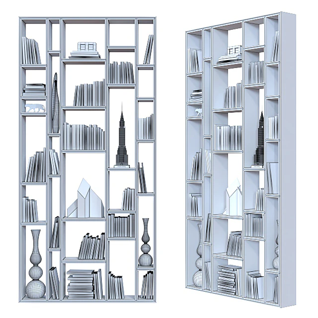 Double-sided shelving 013. — Download