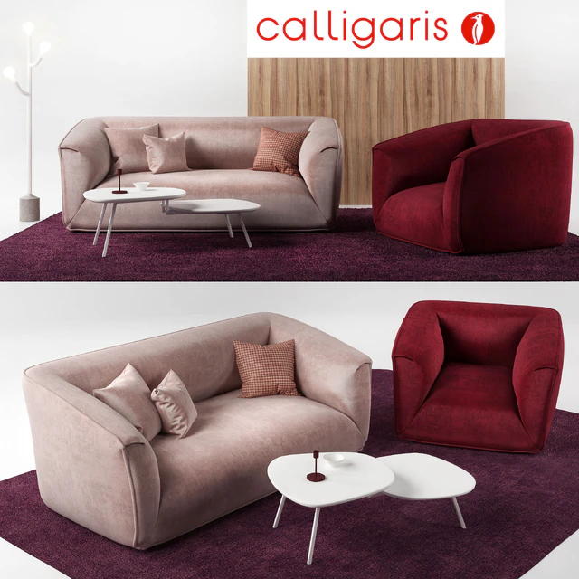 Calligaris Furniture Set-Calligaris Sweet — Скачать