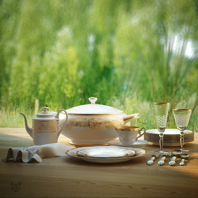set of dishes — Descargar