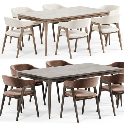 Chelsea Chair, Extensible table New York — Ver 1