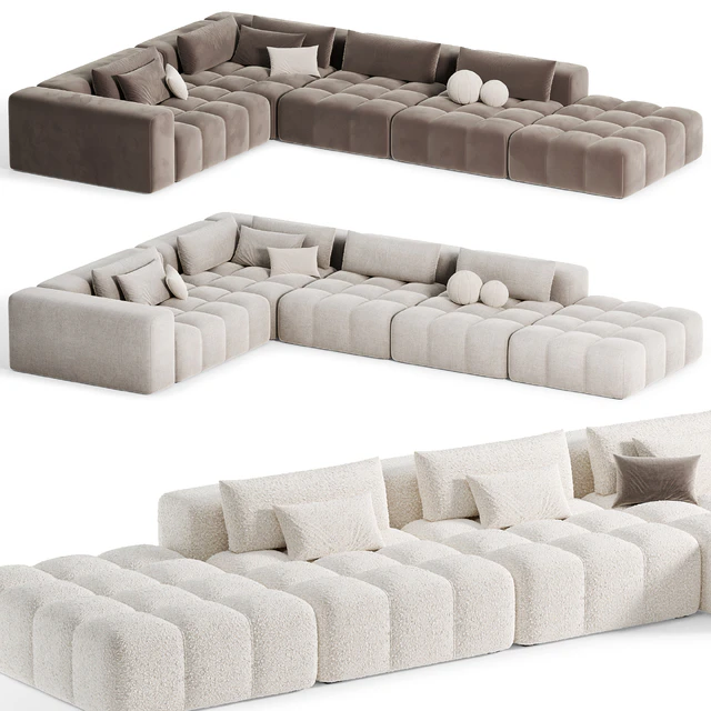 Modular Sofa CORBIN Sofa modern 02 By Cazarina — Descargar