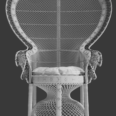 Emmanuelle Wicker Peacock Chair — Вид 3