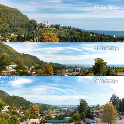3 Панорамы.Черное море, Абхазия. Новый Афон — Вид 1