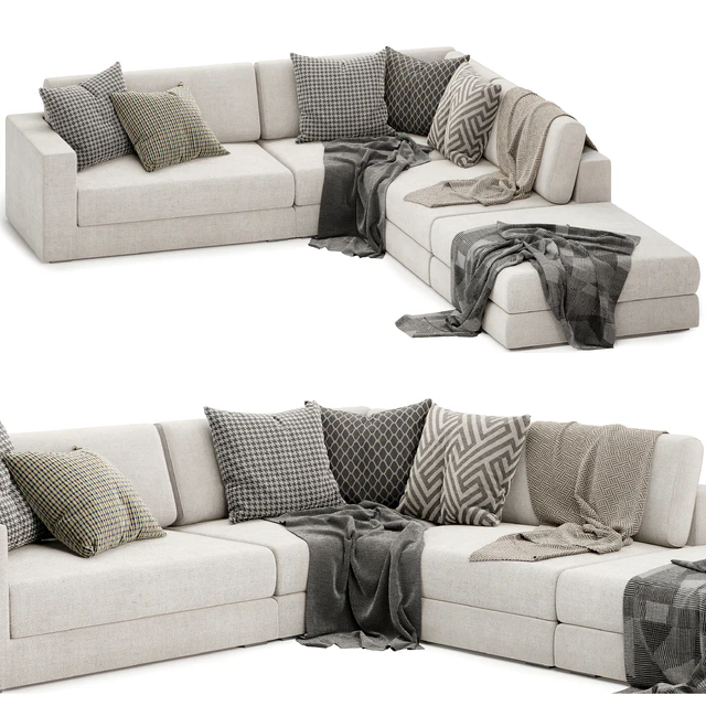 Aspect fabric modular sofa — Скачать