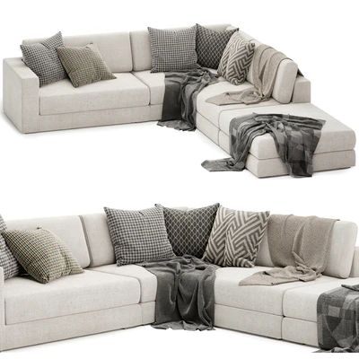Aspect fabric modular sofa — Вид 3