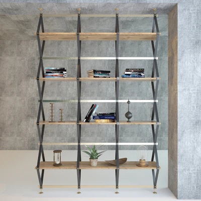 Shelving by Pietro Russo with decors — Ver 3