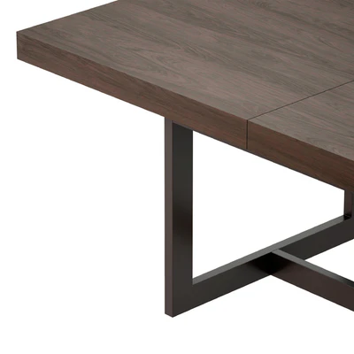 Обеденный стол Archive Extension Storage Dining Table Open (Crate and Barrel) — Вид 7