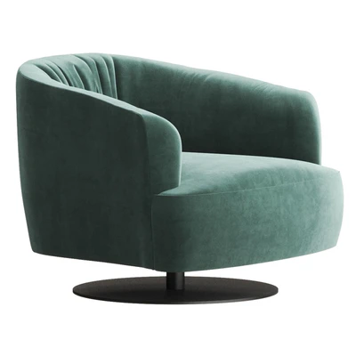 DIGA | Swivel armchair By NICOLINE — Ver 5
