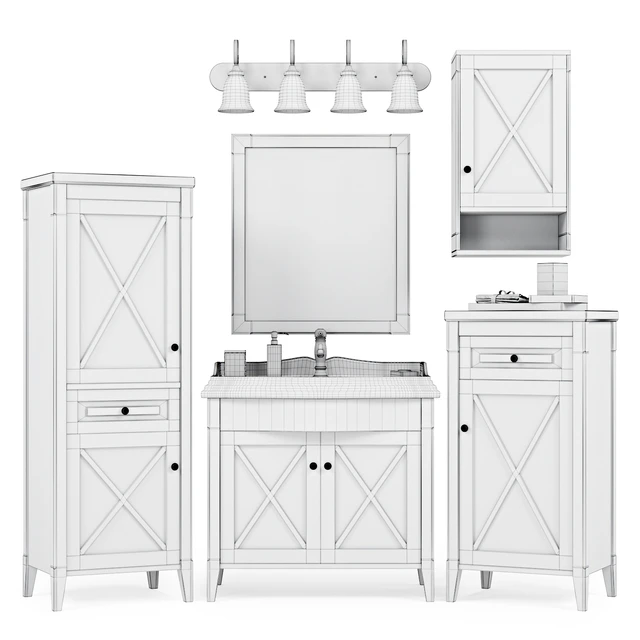 Bathroom furniture Caprigo Napoli — Descargar