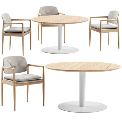 Minotti Outdoor Dining Set — Ver 4