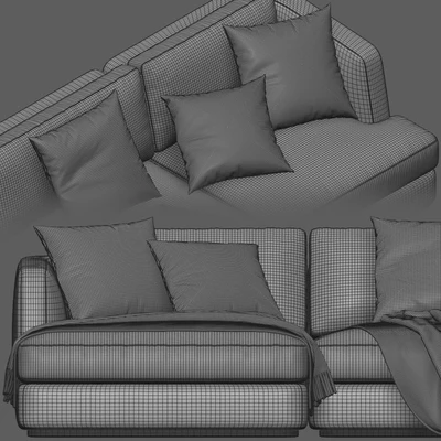 Flexform Barret Chaise Longue Sofa 2 — Вид 4
