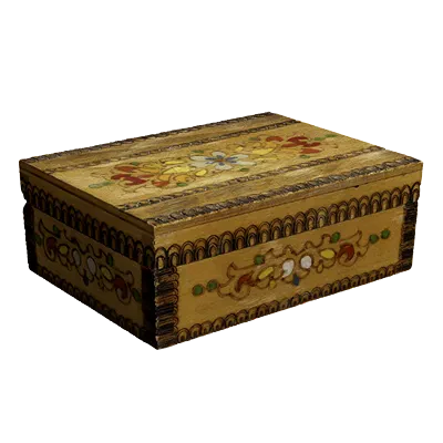 decorative wooden box 001 — Скачать
