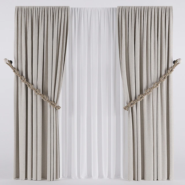 CURTAIN WHITH ROPE — Скачать