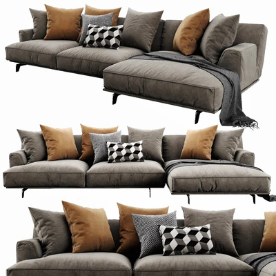 Poliform Tribeca Chaise Lounge — Ver 3