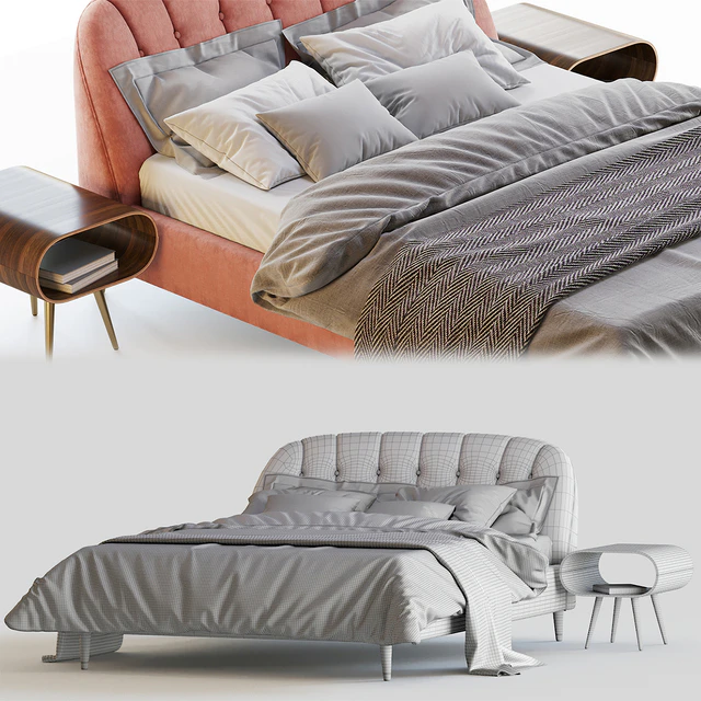 MARGOT BED, VELVET — Descargar