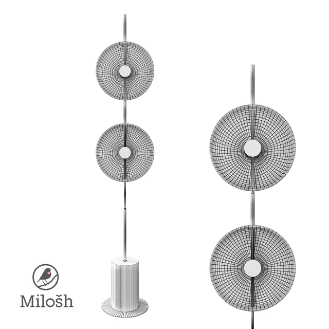 om FLOOR LAMP MILOSH TENDENCE 0751FL-2BK — Descargar