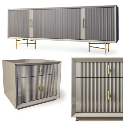 Комод  и тумба прикроватная Astoria. Nightstand, sideboard by Enza Home — Вид 1