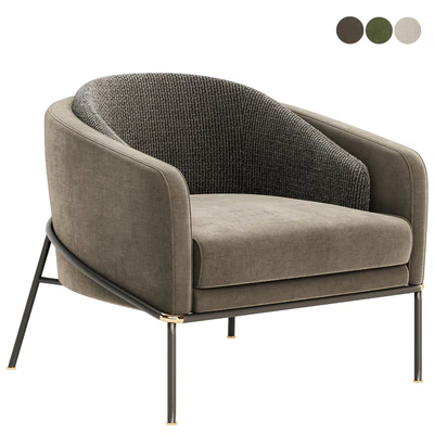 Fil Noir armchair by Minotti — Вид 6